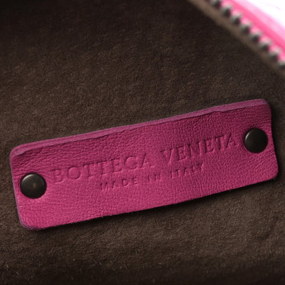 Nappa Intrecciato Small Shoulder Bag Rosa Shock