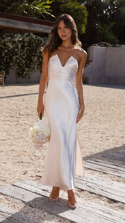 Valerie Maxi Dress - Champagne