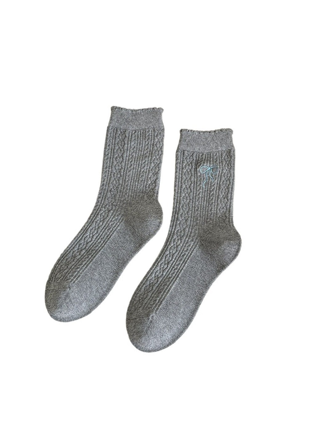 Rufia - Sweet Cozy Bow Mid-Calf Capsule Socks