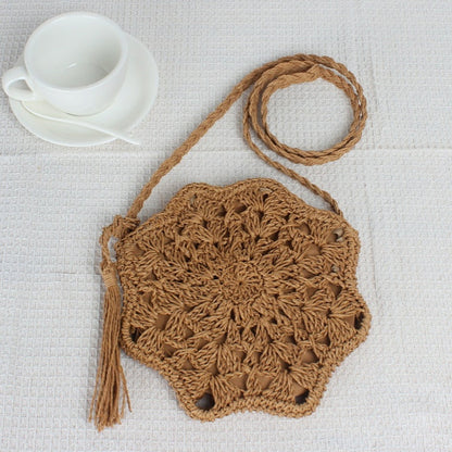 Crochet Market Nag Octagon Crossbody Bag