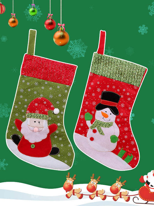 Xmas Gift Socks New Year Candy Bag Christmas Decor Christmas Decoration