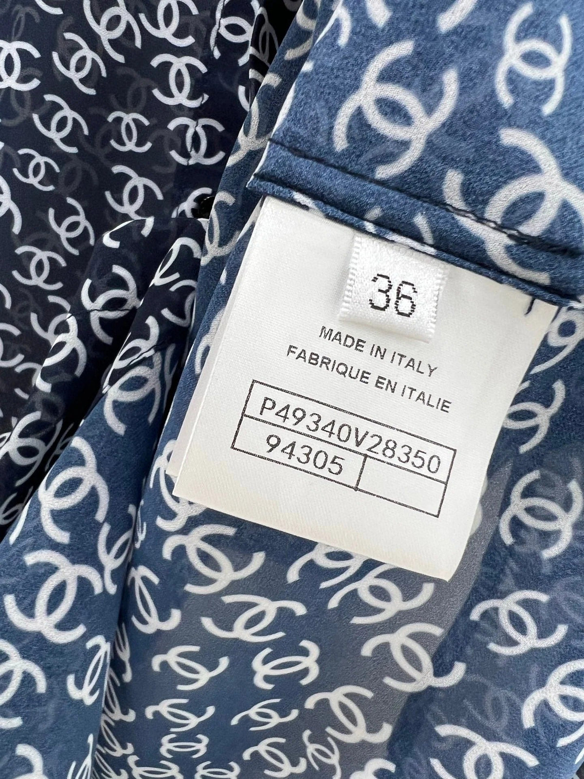 CHANEL LOGO PRINTED SHIRT 275191