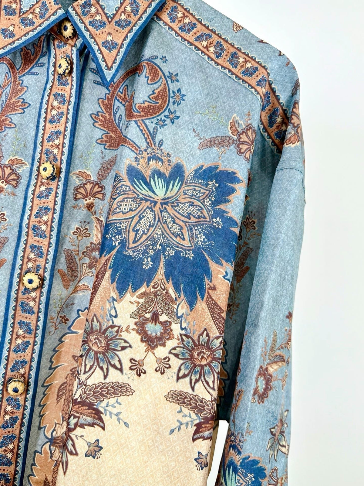 SHIRT ASCENSION OVERSIZED 25S IN SPUN SILK 266328