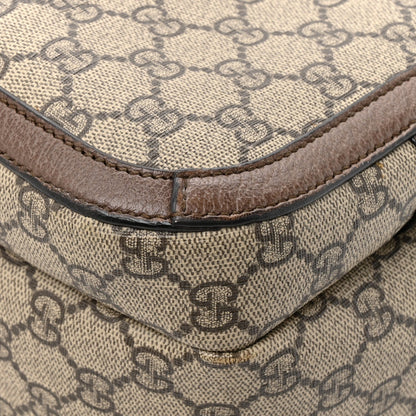 GG Supreme Monogram Medium Ophidia Day Backpack Brown