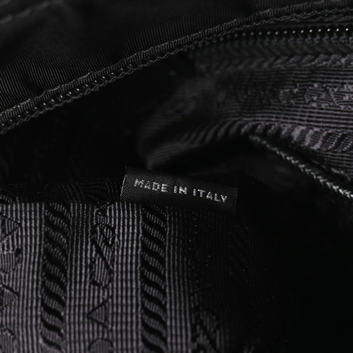 Nylon Vela East West Shopper Tote Black