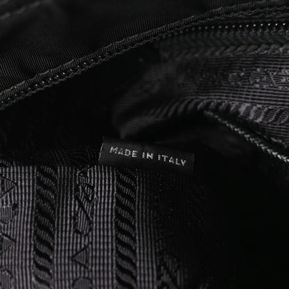 Nylon Vela East West Shopper Tote Black