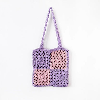 Crochet Granny Square Bag Square Hand Hook Bag