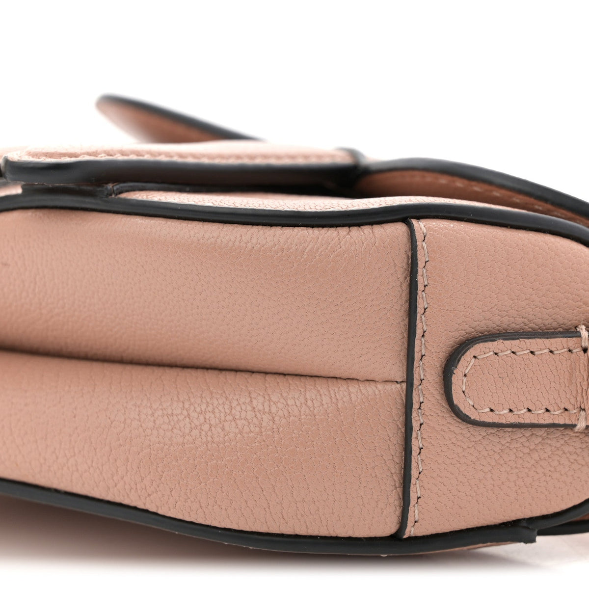 Goatskin Micro Saddle Bag Rose Des Vent