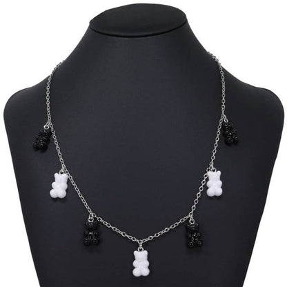 Sky Madrid Teddy Bear Pendant Necklace