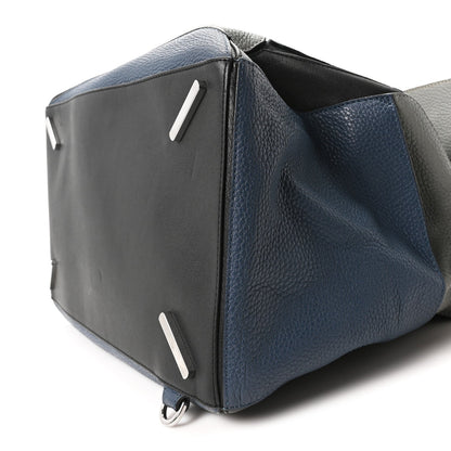 Calfskin Puzzle Bag XL Grey Blue