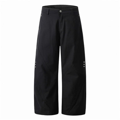 Loose Rivet Knife Pleat Trousers