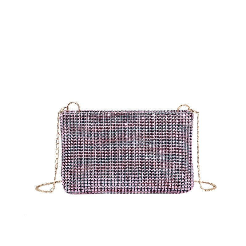 Diamond Pearl Evening Clutch Bag