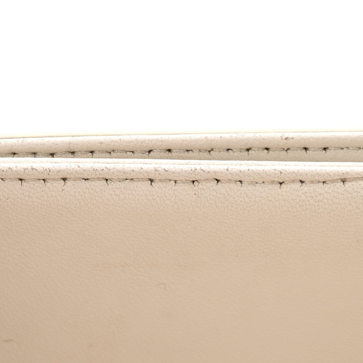 Shiny Calfskin Teen Triomphe Arctic White