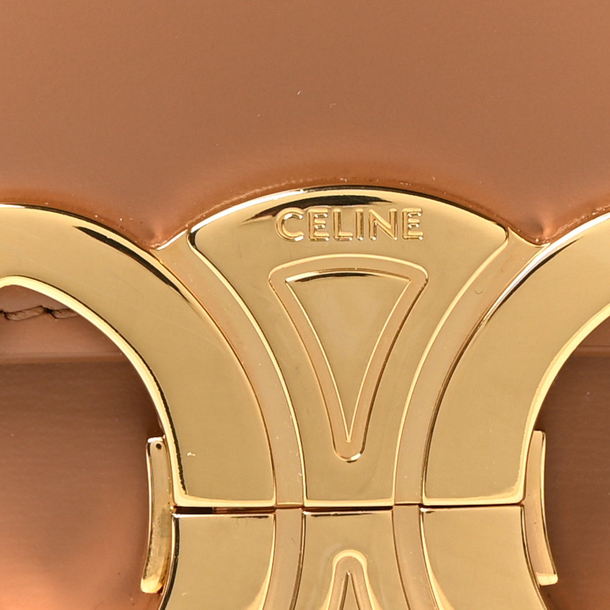 Shiny Calfskin Teen Triomphe Bronze