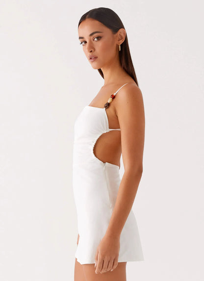 Marlon Mini Dress - White