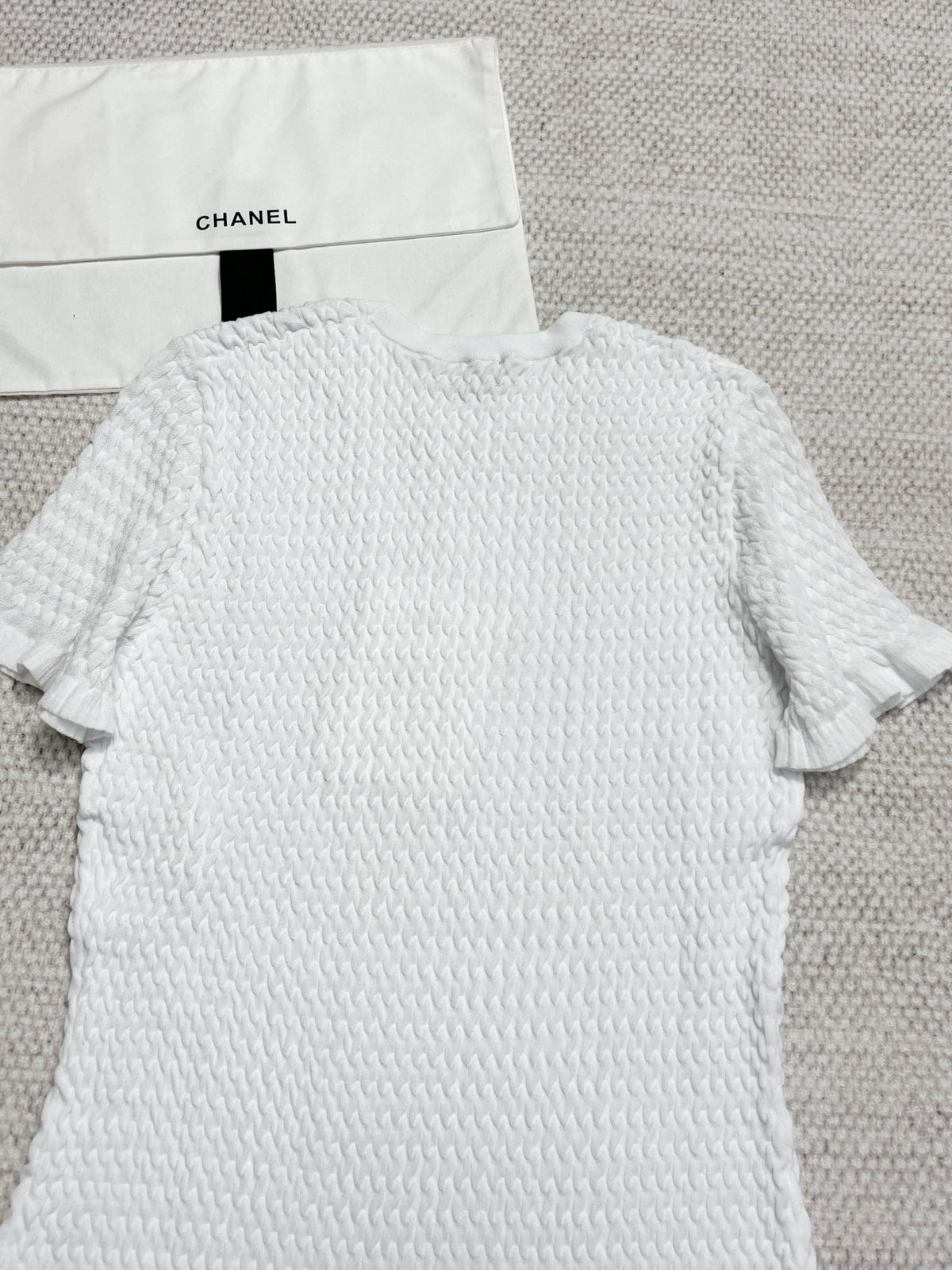 CC Lace Collar Dress White Cotton