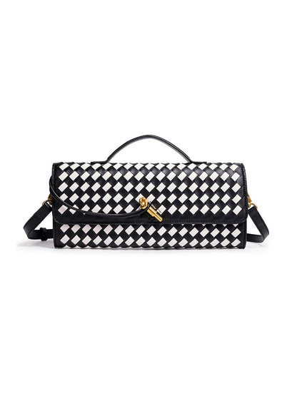Emilia Woven Soft Leather Evening Bag