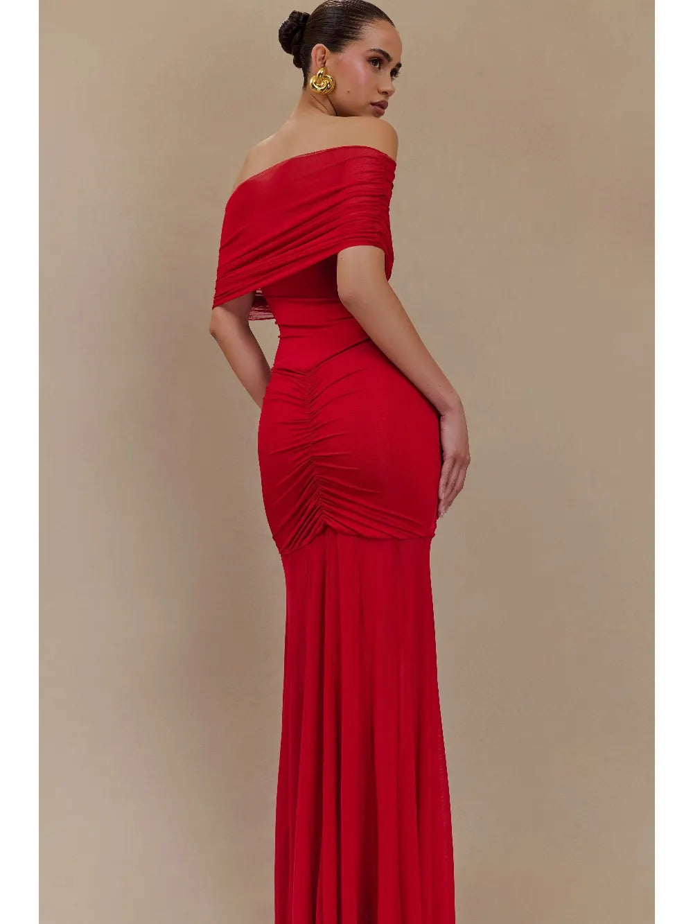 Aliyah Maxi Dress In Red