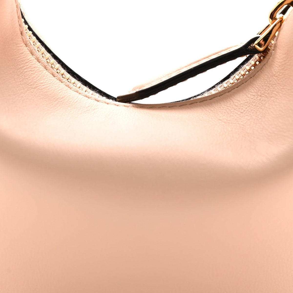 Vitello Grace Matte Nano Fendigraphy Hobo Charm Light Rose