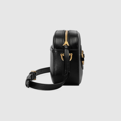 Gucci Horsebit 1955 Shoulder Bag Black