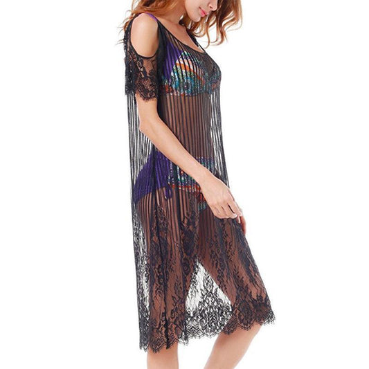 2018 New Sexy Lace Swimwear Bikini Cover Up