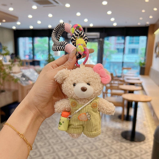 Cute Plush Teddy Bear Keychain