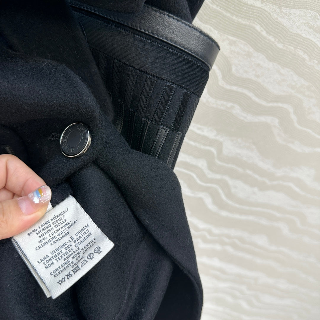 HM 25S Jacket in Black Wool 295761