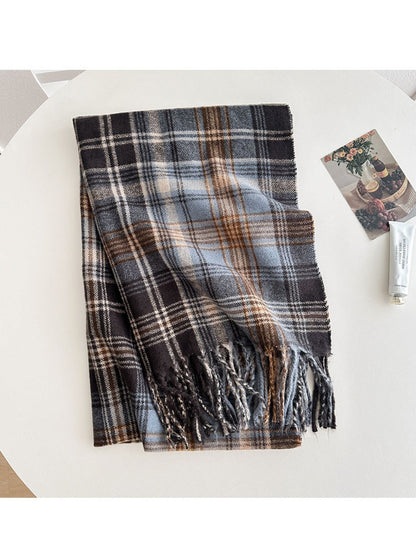 Scarvii - Plaid Winter Scarf Shawl for Women