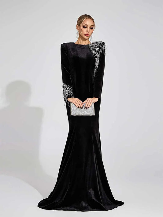 Azalea Beaded Maxi Dress