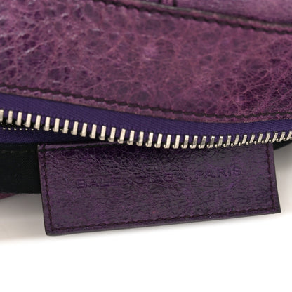 Agneau Giant 21 Silver Hardware Work Raisin