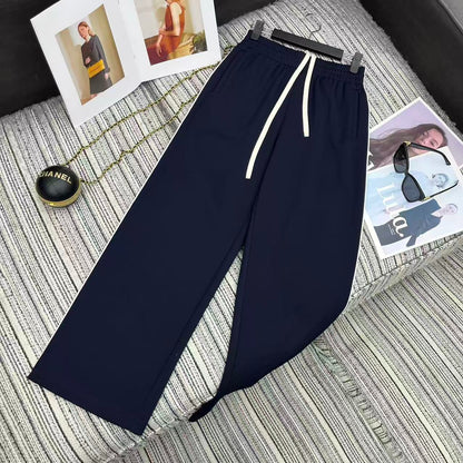 Miu Miu 2026 Short-sleeved Sweatshirt and Waist Pants Set Polyester