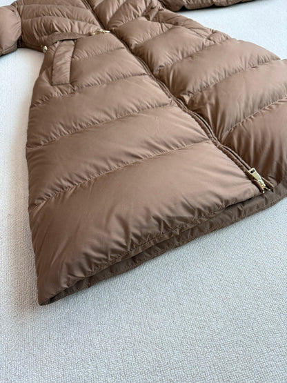 Moncler 2025 Courcelles Jacket Brown Down Polyester