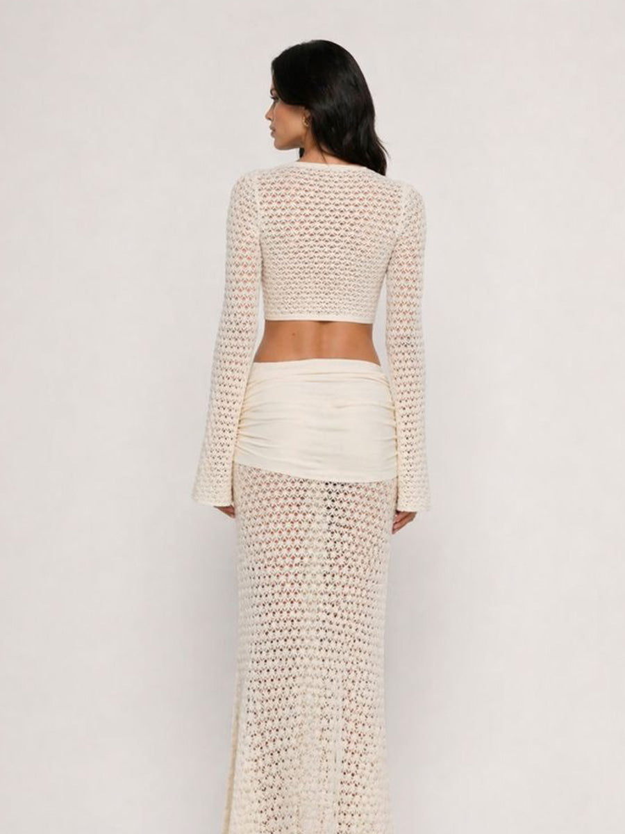 Gracelyn Elegant Resort-Style Cutout Two-Piece Set