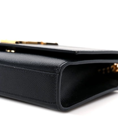 Grain De Poudre Small Monogram Kate Satchel Black