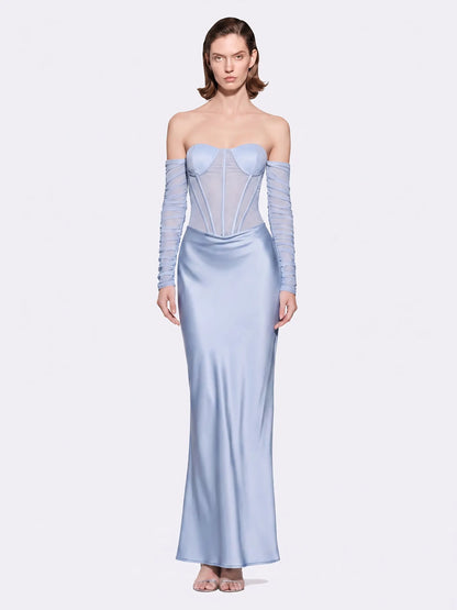 Sofia Sculpted Corset Maxi Dress