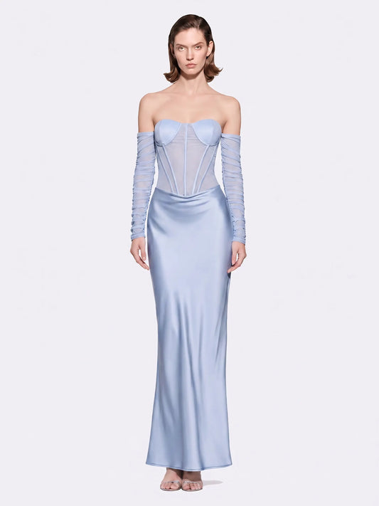 Sofia Sculpted Corset Maxi Dress