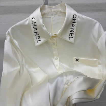 Chanel 2026 Shirt Cream Polyester 356977