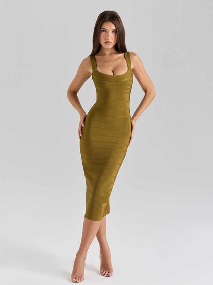 Esmeralda Bandage Midi Dress