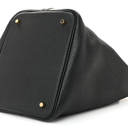 Taurillon Clemence Picotin Lock 22 MM Black