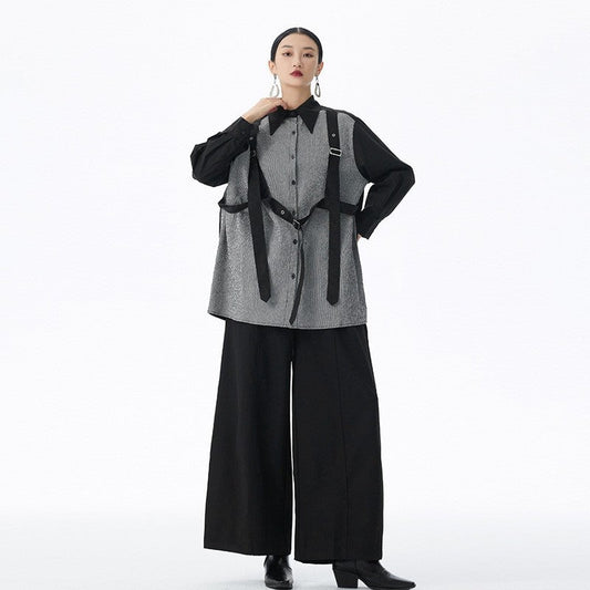 Contrast Relaxed Fit Shirt