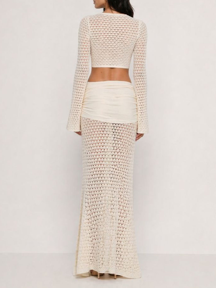 Gracelyn Elegant Resort-Style Cutout Two-Piece Set