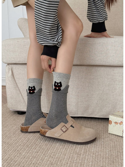 Rufia - Double Wear Socks with Cute Animals Patterns for Women