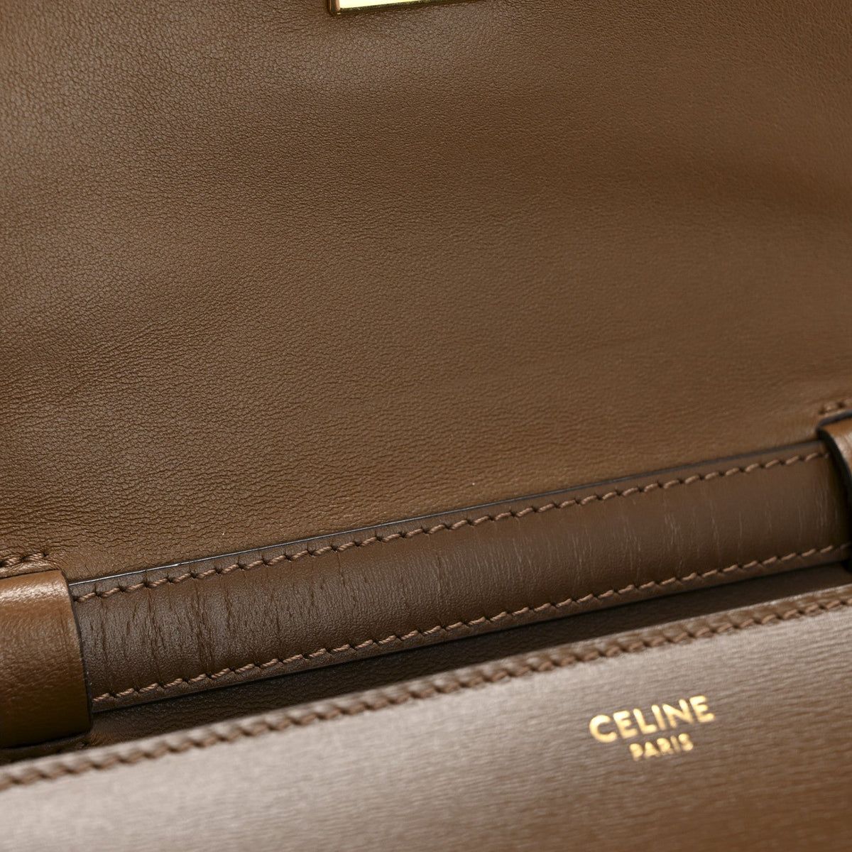 Smooth Calfskin Small Classic Box Flap Bag Camel