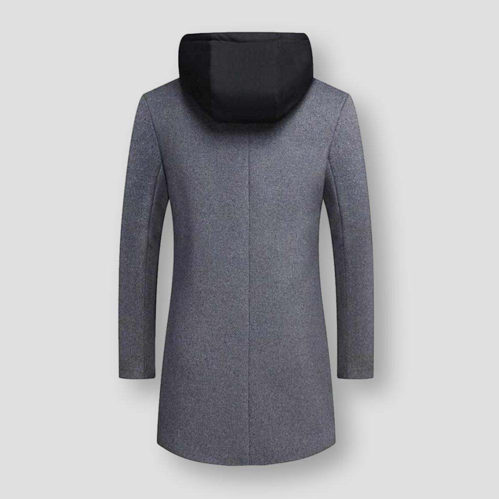 Sky Madrid Long Hooded Coat