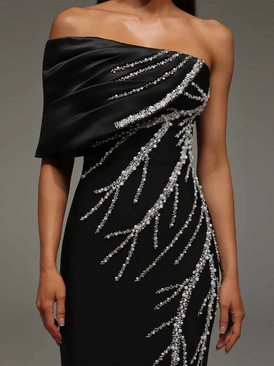 Valeria Diamond Bandage Maxi Dress