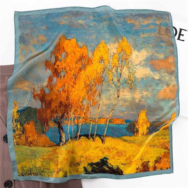 Printed   Square Scarf