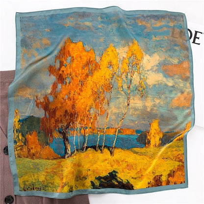 Printed   Square Scarf