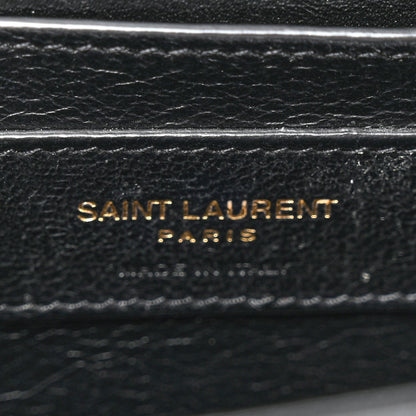 Smooth Calfskin Small Solferino Satchel Black