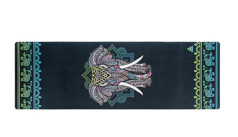 Portable Yoga Towel Non-Slip Sweat Towel Machine Wash Professional Women Lengthening And Widening Yoga Mat Cloth Fitness Blanket
