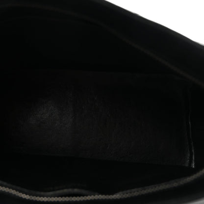 Caviar Quilted Medallion Tote Black